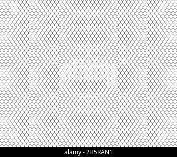 mesh polygons seamless background, white pattern, vector illustration Stock Vector