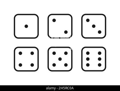 Six eyes icon set. Black eye symbols isolated on white background ...