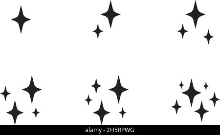 Shine star icon, great design for any purposes. Abstract vector illustration Stock Vector