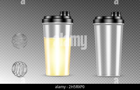 White Plastic Supplement Bottles Sport Jar Whey Protein Powder Vitamin  Stock Vector by ©sergiibaibak 388527900