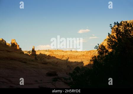 Shapes and Colours of rocks in Bryce Canyon USA Stock Photo