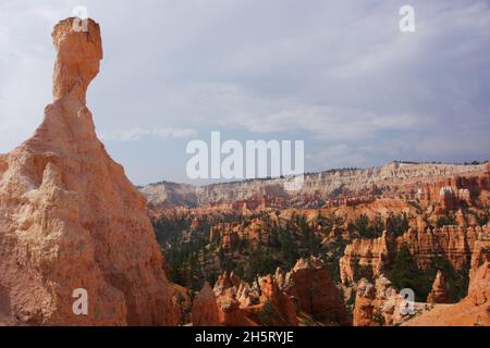 Shapes and Colours of rocks in Bryce Canyon USA Stock Photo