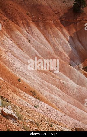 Shapes and Colours of rocks in Bryce Canyon USA Stock Photo