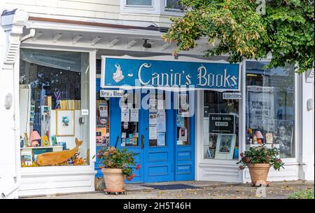 Canio's Books, Sag Harbor, NY Stock Photo