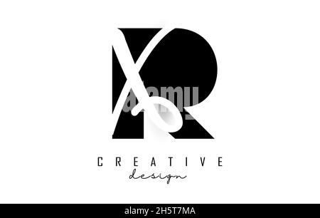 Creative Letters RX Logo Design Vector Template Stock Vector Image ...