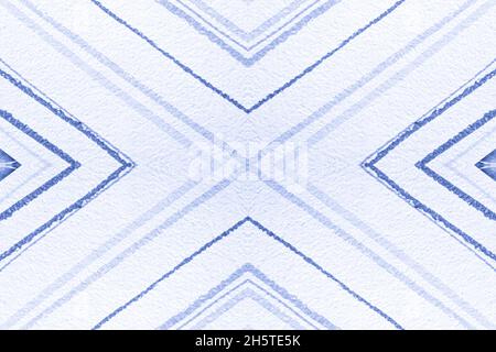 Seamless Geometric Zig Zags Pattern. Painted Stock Photo