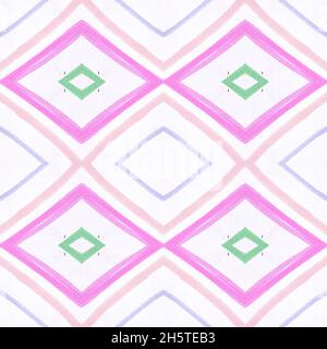 Drawn in Bold Mexican Pattern. Seamless Stock Photo