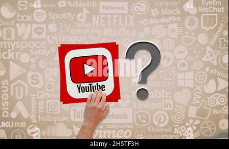 youtube images, youtube background designs Stock Photo