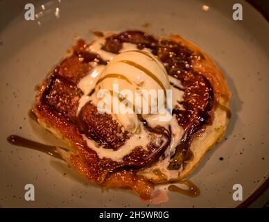 Dinner in Zutphen, Netherlands Stock Photo