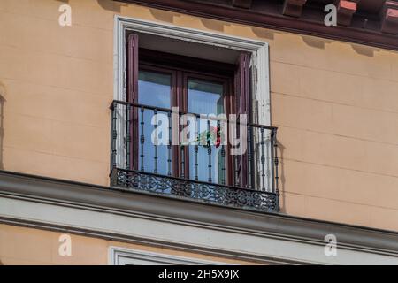 Rose commemorating the attempted regicide of Spanish King Alfonso XIII and his bride in Madrid, Spain Stock Photo