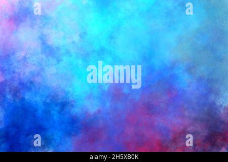 Multicolor paint brushstrokes Modern art on paper Dynamic pattern Mixed media background Stock Photo