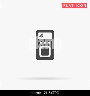 Mp3 Player flat vector icon. Hand drawn style design illustrations. Stock Vector