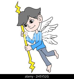 Angel Male Mascot 2 Stock Vector Image & Art - Alamy