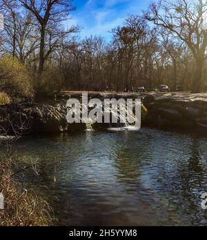 Chickasaw National Recreation Area in Oklahoma Stock Photo