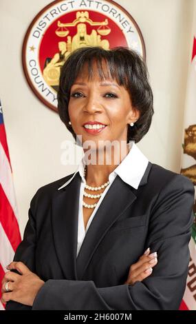 Official Los Angeles County District Attorney portrait of Jackie Lacey ca. December 2012 Stock Photo