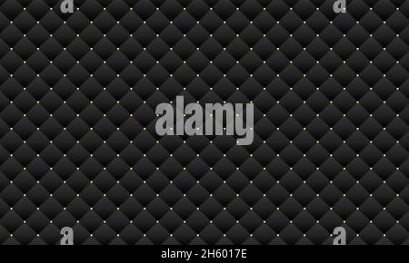 Black Gold Background With Sofa Texture Stock Vector