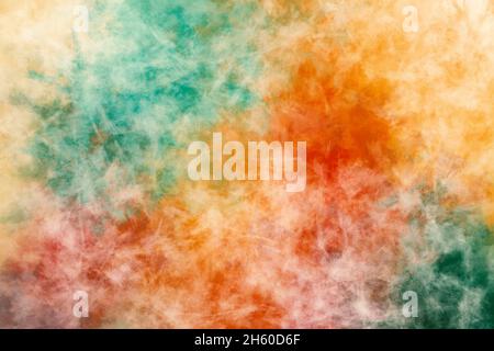 Colorful paint mix Modern artwork on canvas Random pattern Mixed media texture Stock Photo