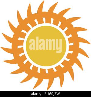 There is more than one shape of the sun. Stock Vector