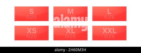 XS S M L XL XXL icon. Vector on isolated white background. EPS 10 Stock  Vector Image & Art - Alamy