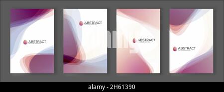 Vector design Set . Colorful gradients. Future geometric Cards Stock Vector