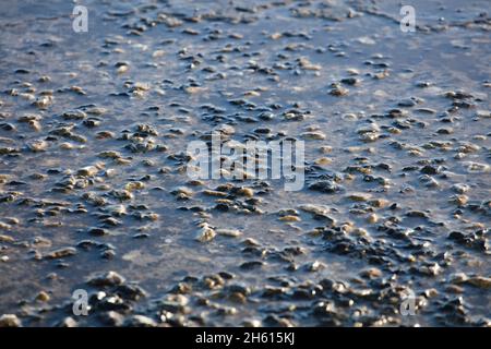 stone soil unclean with water Stock Photo