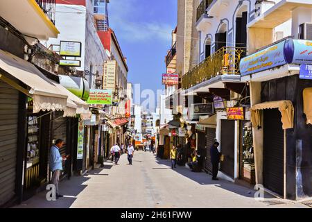 Place Petit Socco square Medina (Old City), Tangier, Morocco, North ...