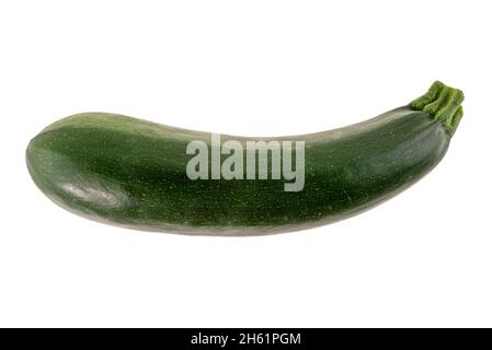 Zucchini courgette isolated on white, clipping path Stock Photo