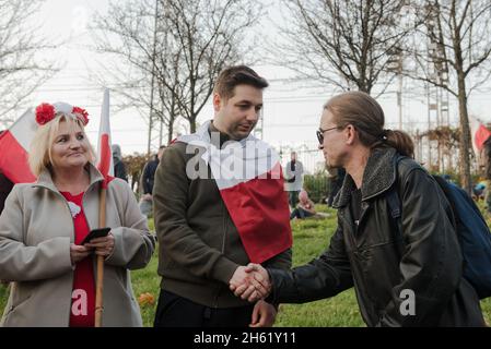 Warsaw, Poland. 11th Nov, 2021. Patryk Tomasz Jaki, former Secretary of State in the Ministry of Justice in Warsaw, Poland, on November 11, 2021. (Photo by Jakub Podkowiak/PRESSCOV/Sipa USA) Credit: Sipa USA/Alamy Live News Stock Photo