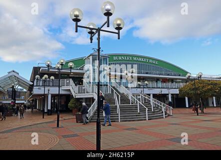 Burnley Market Hall Stock Photo