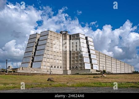 Columbus Lighthouse / Faro a Colón, mausoleum monument in tribute to Christopher Columbus located in Santo Domingo Este, Dominican Republic, Caribbean Stock Photo