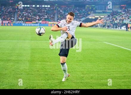 Christian Günter, DFB 3  in the match GERMANY - LIECHTENSTEIN 9-0 Qualification for World Championships 2022 in Qatar, WM Quali, Season 2021/2022,  Nov 11, 2021  in Wolfsburg, Germany.  © Peter Schatz / Alamy Live News Stock Photo