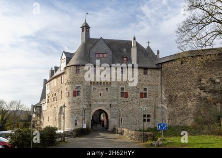 Schloss Burg -castle in Solingen, Germany, is a famous travel destination in area Stock Photo