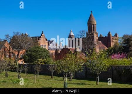 england,isle of wight,ryde,quarr abbey Stock Photo