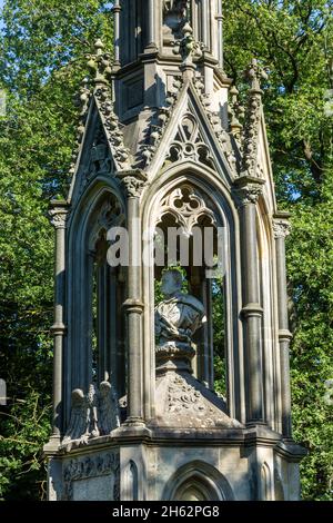 germany,wuelfrath,wuelfrath-aprath,bergisches land,niederbergisches land,niederberg,rhineland,north rhine-westphalia,kaiser wilhelm monument by ludwig ferdinand hesse,zeitler brothers and rudolf schweinitz Stock Photo