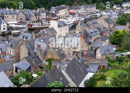 france,brittany,cotes-d'armor department,old town of dinan Stock Photo