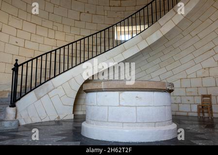 france,gironde,le verdon sur mer,staircase in the cordouan lighthouse,also called the king of lighthouses,unesco world heritage site since summer 2021 Stock Photo