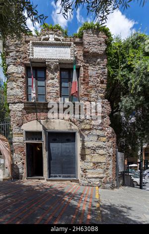 christopher columbus' house in genoa,italy Stock Photo