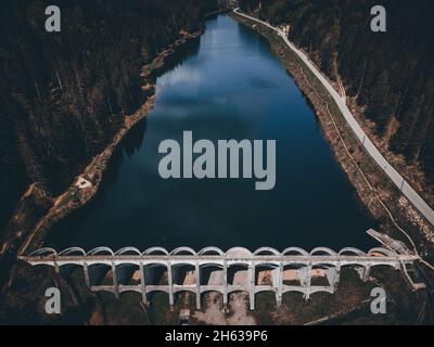 black forest,linach dam Stock Photo