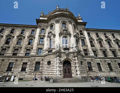 germany,bavaria,munich,city center,palace of justice on karlsplatz Stock Photo