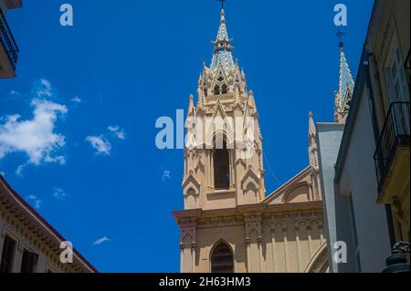 malaga,andalusia,spain: some impressions of the historic center of malaga city on a warm day in spring Stock Photo