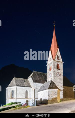 rein in taufers,sand in taufers,bolzano province,south tyrol,italy. the church of rein in taufers Stock Photo