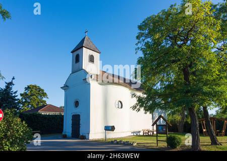 deutsch jahrndorf,chapel in zeiselhof in neusiedler see (lake neusiedl),burgenland,austria Stock Photo