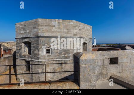 england,hampshire,the new forest,keyhaven,hurst castle Stock Photo