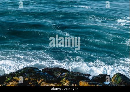 Waves of the Atlantic Ocean Stock Photo