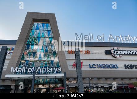 shopping center,mall of antalya,kepez,antalya,turkey Stock Photo