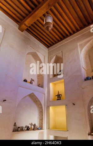 JABRIN, OMAN - MARCH 2, 2017: One of rooms in the Jabrin Castle, Oman Stock Photo