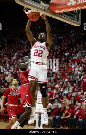 Bloomington, United States. 12th Nov, 2021. Indiana University coach ...