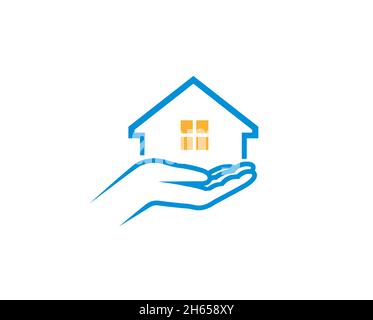 House Holding Care logo Vector Design Illustration Stock Vector