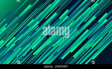 Dynamic background with lines. Speed backdrop with geometric stripes. Vector illustration Stock Vector