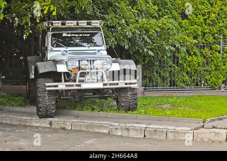 Kiev, Ukraine - September 2, 2017: Jeep Wrangler. Off-road car Stock Photo